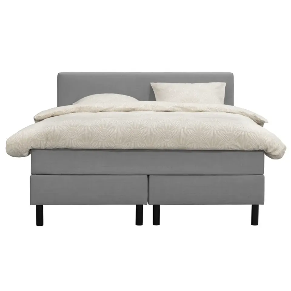 Leen Bakker Boxcombinatie Varberg 5-delig - grijs - 160x200 cm Online