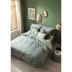 Leen Bakker Boxcombinatie Varberg 5-delig - grijs - 160x200 cm Online