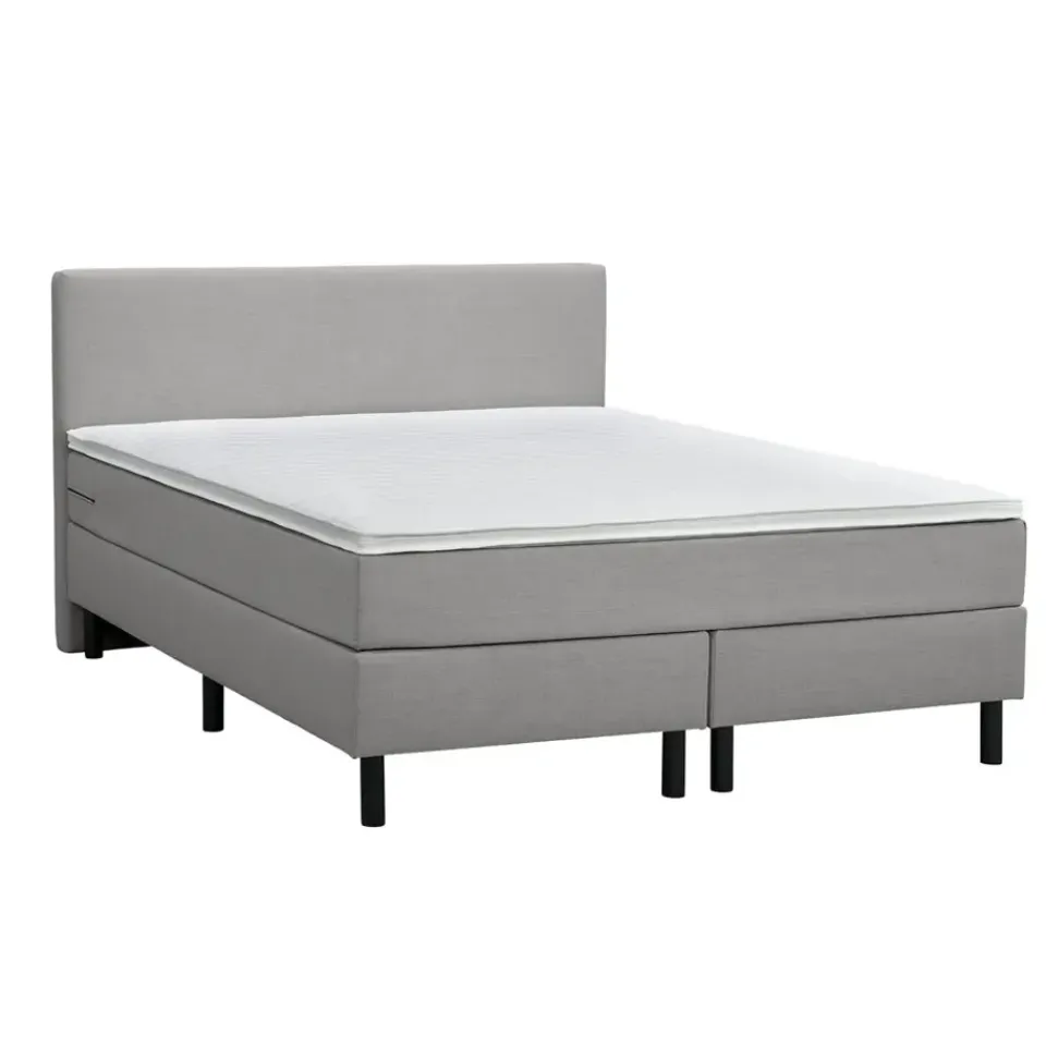 Leen Bakker Boxcombinatie Varberg 5-delig - grijs - 160x200 cm Online