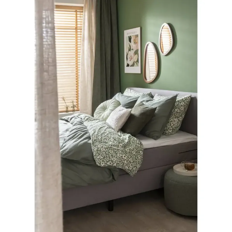 Leen Bakker Boxcombinatie Varberg 5-delig - grijs - 160x200 cm Online