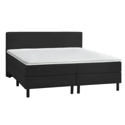 Leen Bakker Boxcombinatie Varberg 6-delig - zwart - 180x200 cm Sale