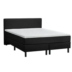 Leen Bakker Boxcombinatie Varberg 5-delig - zwart - 140x200 cm New