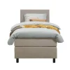 Leen Bakker Boxspring Liv egaal - beige - 90x200 cm - ronde poot Sale