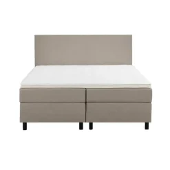 Leen Bakker Boxspring Liv egaal - beige - 180x200 cm - ronde poot Sale