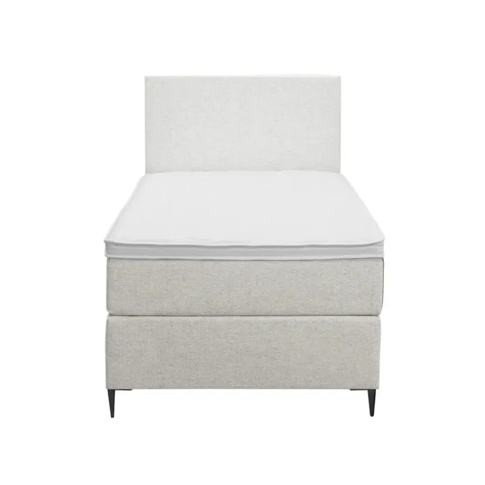 Leen Bakker Boxspring Liv egaal - ecru - 90x200 cm - slanke poot Hot