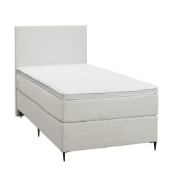 Leen Bakker Boxspring Liv egaal - ecru - 90x200 cm - slanke poot Hot
