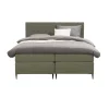 Leen Bakker Boxspring Liv egaal - groen - 180x200 cm - slanke poot Clearance