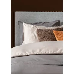 Leen Bakker Boxspring Liv egaal - lichtgrijs - 90x200 cm - vierkante poot Online