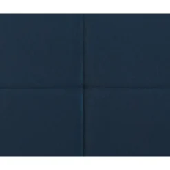 Leen Bakker Boxspring Liv geblokt - blauw - 120x200 cm - slanke poot Best