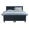 Leen Bakker Boxspring Liv geruit - blauw - 180x200 cm - vierkante poot Sale