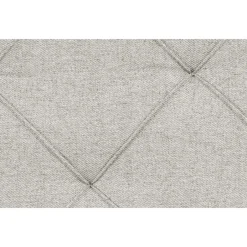 Leen Bakker Boxspring Liv geruit - ecru - 160x200 cm - ronde poot