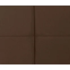 Leen Bakker Boxspring met opbergruimte en voetbord Liv geblokt - bruin - 90x200cm New