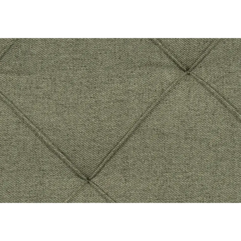 Leen Bakker Boxspring met opbergruimte en voetbord Liv geruit - groen - 140x200cm Hot