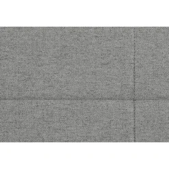 Leen Bakker Boxspring met voetbord Liv geblokt - lichtgrijs - 120x200 cm - vierkante poot Clearance