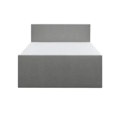 Leen Bakker Boxspring met voetbord Liv egaal - lichtgrijs - 180x200 cm - ronde poot Discount