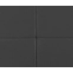 Leen Bakker Boxspring met voetbord Liv geblokt - grijs - 160x200 cm - slanke poot Sale