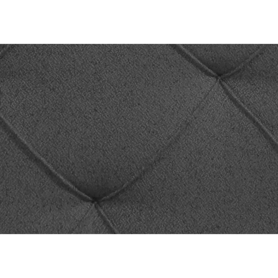 Leen Bakker Boxspring met voetbord Liv geruit - antraciet - 160x200 cm - vierkante poot Online