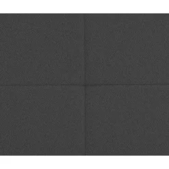 Leen Bakker Boxspring met voetbord Liv geblokt - antraciet - 180x200 cm - vierkante poot Sale