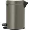 Brabantia Pedaalemmer NewIcon - 3L - Platinum Clearance