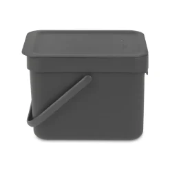 Brabantia Sort & Go Afvalemmer - 6L - Grijs Best