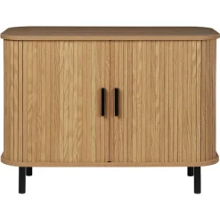 Beliani BRADLEY - Commode - Lichthout/Zwart - MDF Hot