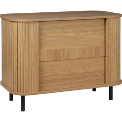 Beliani BRADLEY - Commode - Lichthout/Zwart - MDF Hot