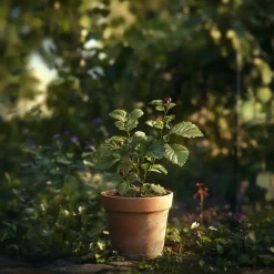 Plant in a Box Bramenplant - Set van 2 - Rubus fruticosus 'Thornfree' - Hoogte 50-60cm - ⌀15cm New