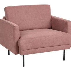 Beliani BREDA - Fauteuil - Roze - Polyester Outlet