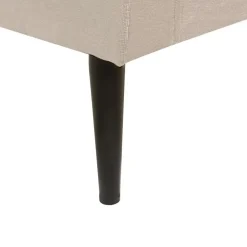 Beliani BRIN - Tweepersoonsbed - Taupe - 140 x 200 cm - Fluweel New