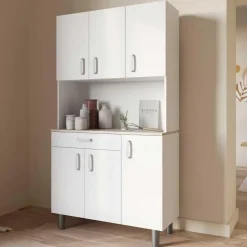 CBA Buffetkast Gabe-Kronberg eik/mat wit Discount