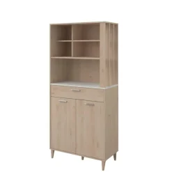 Parisot Buffetkast Galatee met 2 deuren & 1 lade - eikdecor/wit Outlet