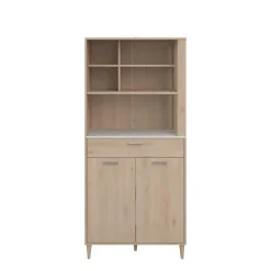 Parisot Buffetkast Galatee met 2 deuren & 1 lade - eikdecor/wit Outlet