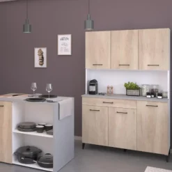 Parisot Buffetkast Maleficent met 6 deuren & 1 lade - eikdecor Best