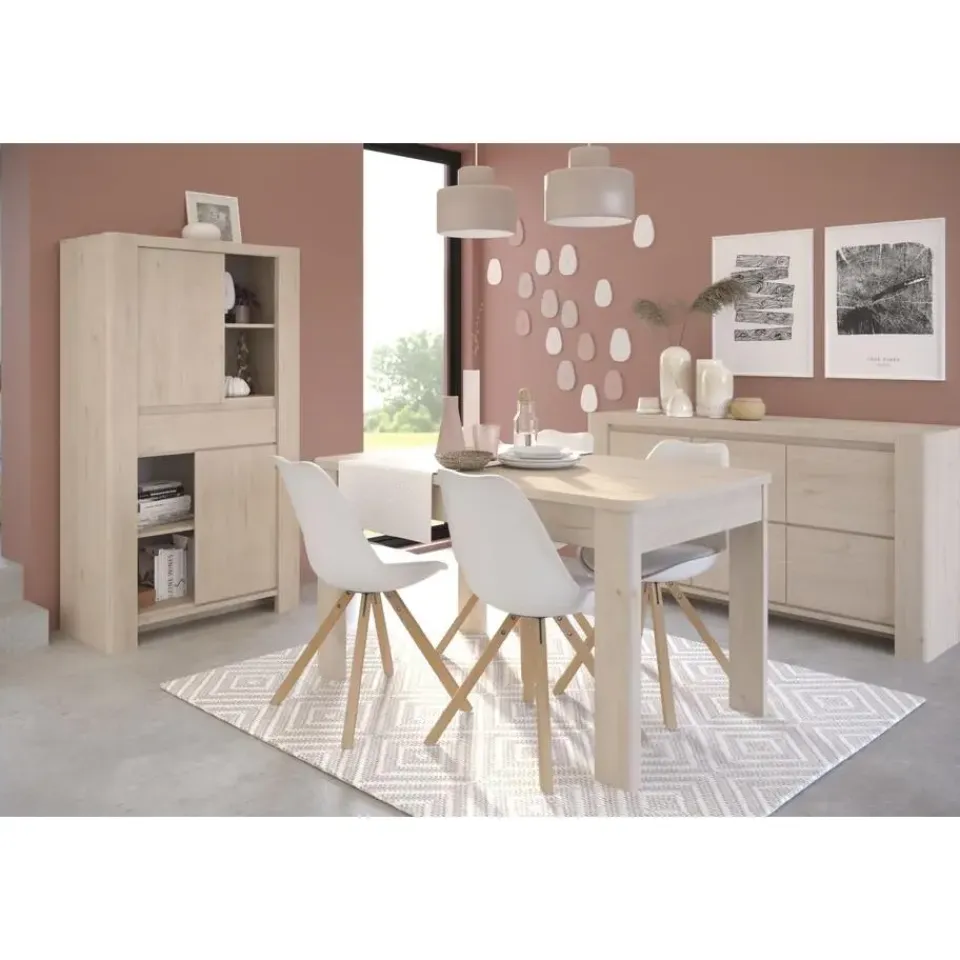 Parisot Buffetkast Porto 90cm met 2 deuren & 1 lade - jackson eik Hot