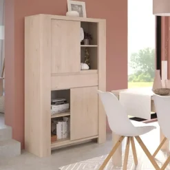 Parisot Buffetkast Porto 90cm met 2 deuren & 1 lade - jackson eik Hot