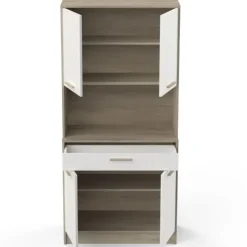 CBA Buffetkast Romanie-Kronberg eik/mat wit New