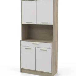 CBA Buffetkast Romanie-Kronberg eik/mat wit New