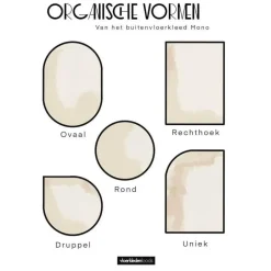 Eva Interior Buitenkleed Mono - Grijs/Wit - Dubbelzijdig - - 230 x 160 cm Sale