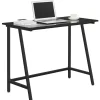 Merkloos Bureau - industrieel - 100x50x75 cm - zwart