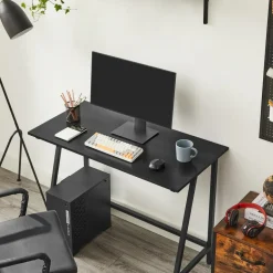 Merkloos Bureau - industrieel - 100x50x75 cm - zwart