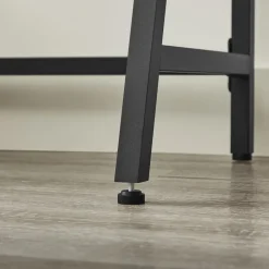 Merkloos Bureau - industrieel - 100x50x75 cm - zwart