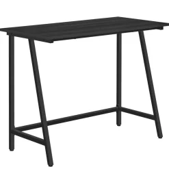 Merkloos Bureau - industrieel - 100x50x75 cm - zwart