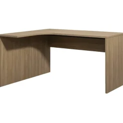 Leen Bakker Bureau Alex links - naturel - 150x120x78 cm Clearance