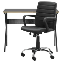 Leen Bakker Bureau Debbey - zwart - 75x105x55 cm Best