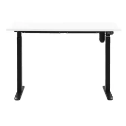 Homeworx Bureau zit/sta elektrisch verstelbaar - wit/zwart - 75/118x120x70 cm Clearance