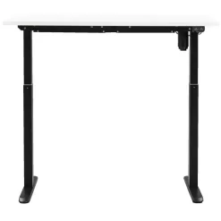 Homeworx Bureau zit/sta elektrisch verstelbaar - wit/zwart - 75/118x120x70 cm Clearance