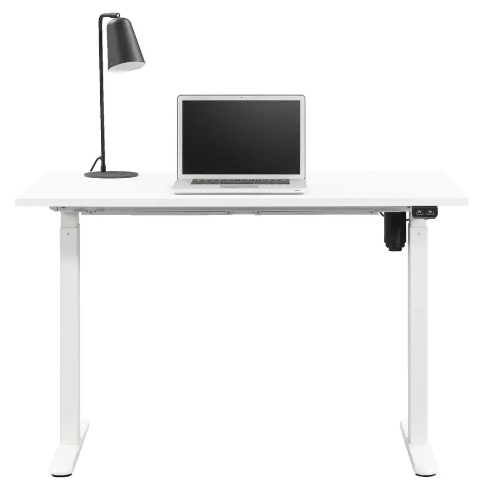Homeworx Bureau zit/sta elektrisch verstelbaar - wit/wit - 75/118x120x70 cm Clearance