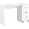 Leen Bakker Bureau Timo - wit - 75,5x120x50 cm Online