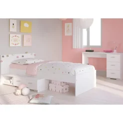 Leen Bakker Bureau Timo - wit - 75,5x120x50 cm Online