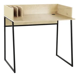 Nordlys Bureau van metaal en hout in crèmekleur Outlet